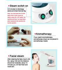 2 in 1 Hair and Facial Steamer with Bonnet