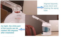 2 in 1 Hair and Facial Steamer with Bonnet