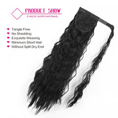 Long Wavy Synthetic Ponytail Extension Wrap Around