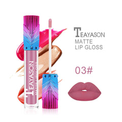 12PCS Pigment Colors Velvet Matte Liquid Lipstick Long Lasting Waterproof