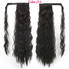 Long Wavy Synthetic Ponytail Extension Wrap Around