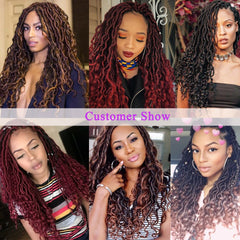 Goddess Faux Locs  Extensions Synthetic 18