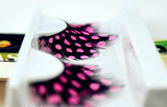 Polka Dot Feather Eyelashes 3D