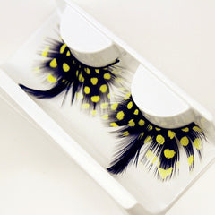 Polka Dot Feather Eyelashes 3D