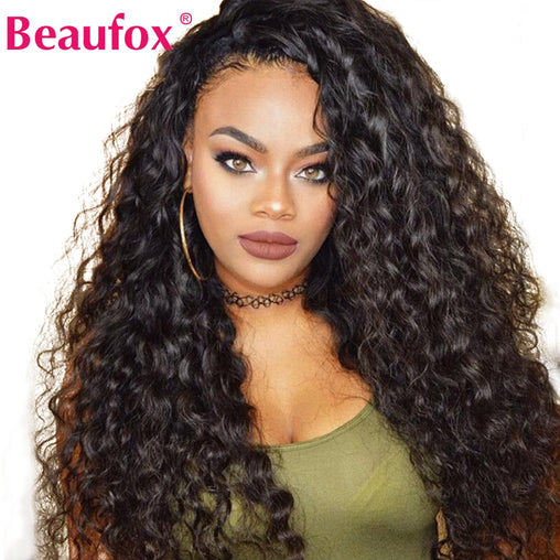 Water Wave 13x4 Brazilian  Lace Front Human Hair With PrePlucked baby hair