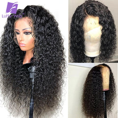 Glueless Curly Lace Front Wig Deep Part Preplucked