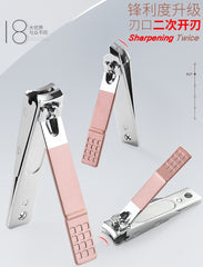 Stainless Steel Nail Clippers Manicure  Pedicure Sets 18 Piece