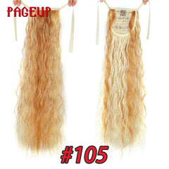 Drawstring Ponytail Synthetic Hair Extensions