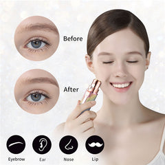 Portable 2 In 1 Electric Eyebrow and Body Hair Trimmer