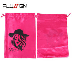 Silk Satin Bags For Wigs, Hair Extensions, Bundles and more