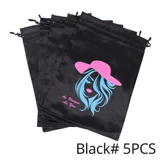 Silk Satin Bags For Wigs, Hair Extensions, Bundles and more