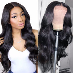 Brazilian Body Wave Remy Human Hair Glueless Lace Front Wig