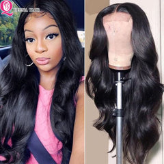 Ombre  Body Wave Human Hair  4x4 Lace Closure Wig