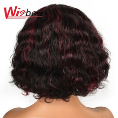 Deep Wave Lace Part Human Hair Wig