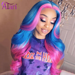 HD Lace Ombre Colored Brazilian Virgin Human Hair 180% Body Wave
