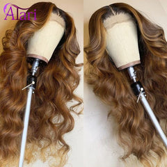 Highlight Ombre Transparent  Lace Front Wig
