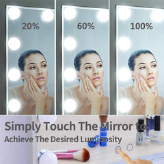 Hollywood Style Makeup Mirror with Lights LED Bulbs