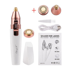 Portable 2 In 1 Electric Eyebrow and Body Hair Trimmer