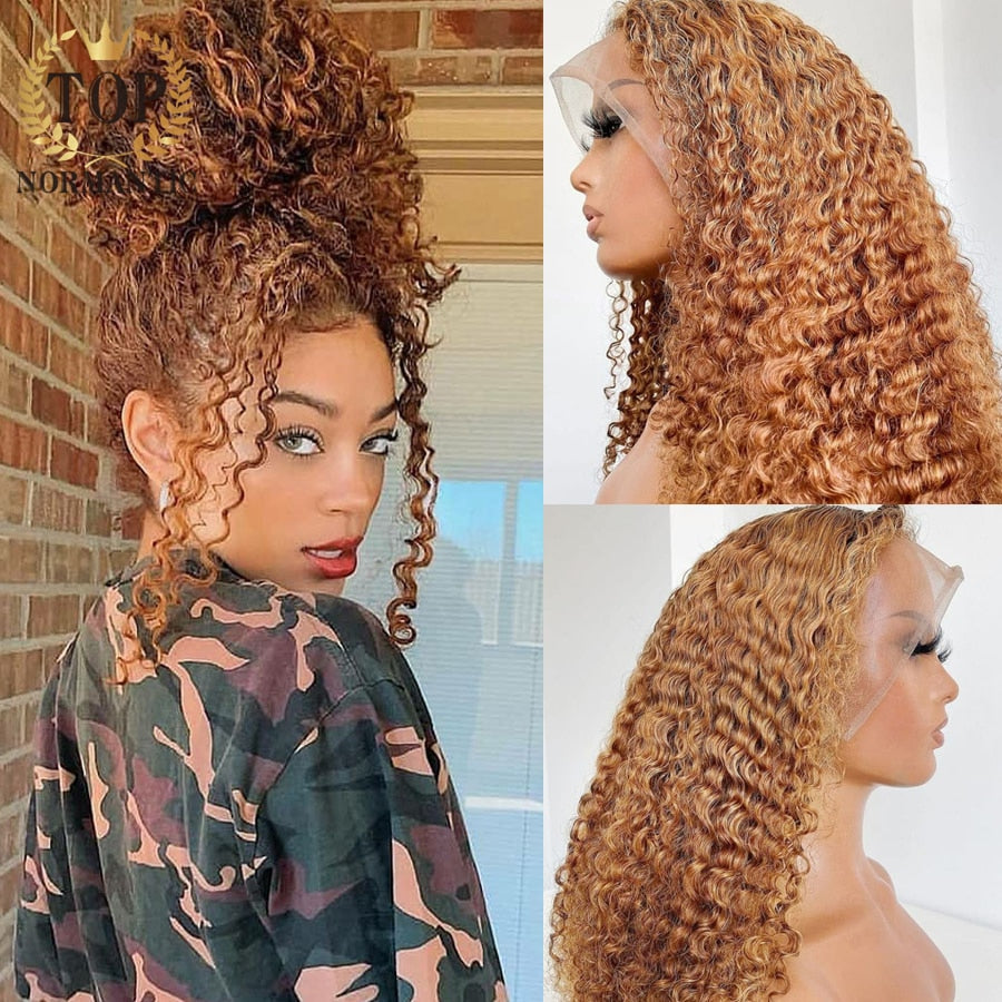 Jerry Deep Curly Wig Lace Front