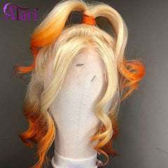 Bob Multi-Color Lace Front Virgin Human Hair Wig