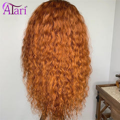 Honey Blonde Curly Hd Lace Frontal Human Hair