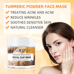 Turmeric Clay Deep Cleansing Acne Exfoliating Facial Mask