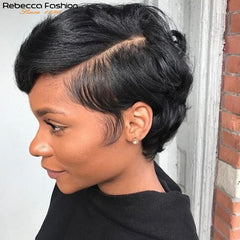 Short Pixie Cut Brazilian Remy Wig