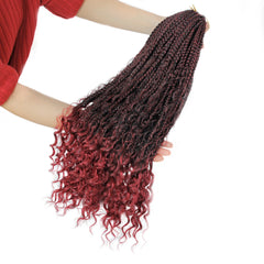 Goddess Box Braids Crochet Hair With Curly End