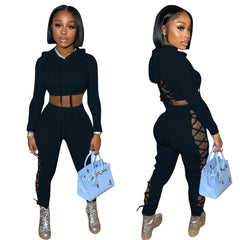 No Strings Attached Hooded Sweatsuit