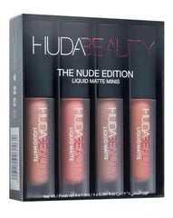 Huda Mini Matte Lipstick 4 Pack Sets Waterproof Non-fading