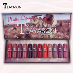 Velvet Matte Cream Lip Stain 12 Color Set