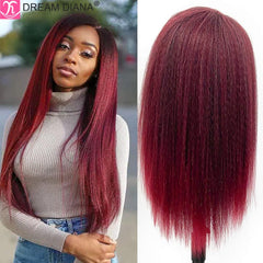 Yaki 13x4 Lace Frontal Human Hair Frontal Wig 150 Density