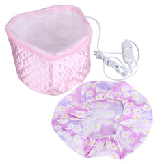 Hair Steamer Cap Multi-functional  Practical Beauty Steamer, 3 Mode Temperature Control, Pink
