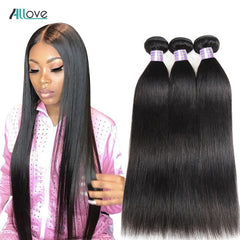 Straight Hair Bundles 100% Human Hair