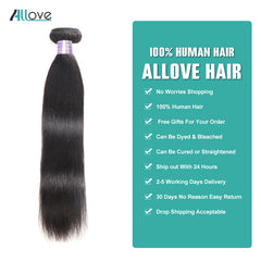 Straight Hair Bundles 100% Human Hair