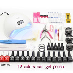 UV LED Lamp Gel Polish Manicure set