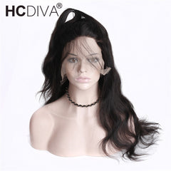 Malaysian Body Wave 360 Lace Frontal Remy Human Hair Wig
