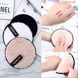 Soft Microfiber Makeup  Plush Puff Remover 1pc