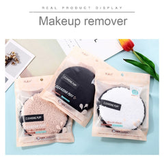 Soft Microfiber Makeup  Plush Puff Remover 1pc