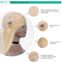 Body Wave 613 Honey Blonde Preplucked Brazilian Remy Human Hair Wig