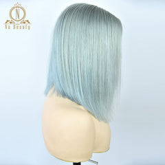 13x6 Transparent Human Hair Lace Frontal Brazilian Wig