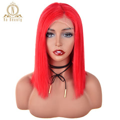 13x6 Transparent Human Hair Lace Frontal Brazilian Wig