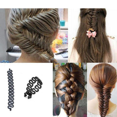 Women Hair Braid Clip Magic Styling Stick Bun Maker Tool Fashion Accessories