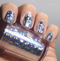 Holographic Foil Wrap Nail Art Stickers