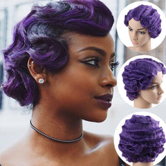 Water Wave Curl Short Wig