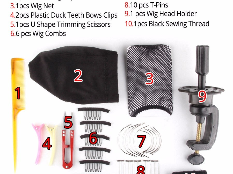 Wig Making  10pc All-in-one Starter Kit