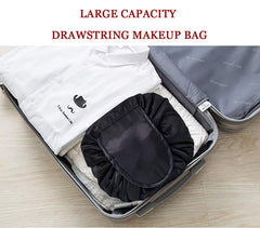 Lazy Cosmetic Bag, Maxtour Makeup Toiletry Jewelry Organizer with Zipper and Drawstrings