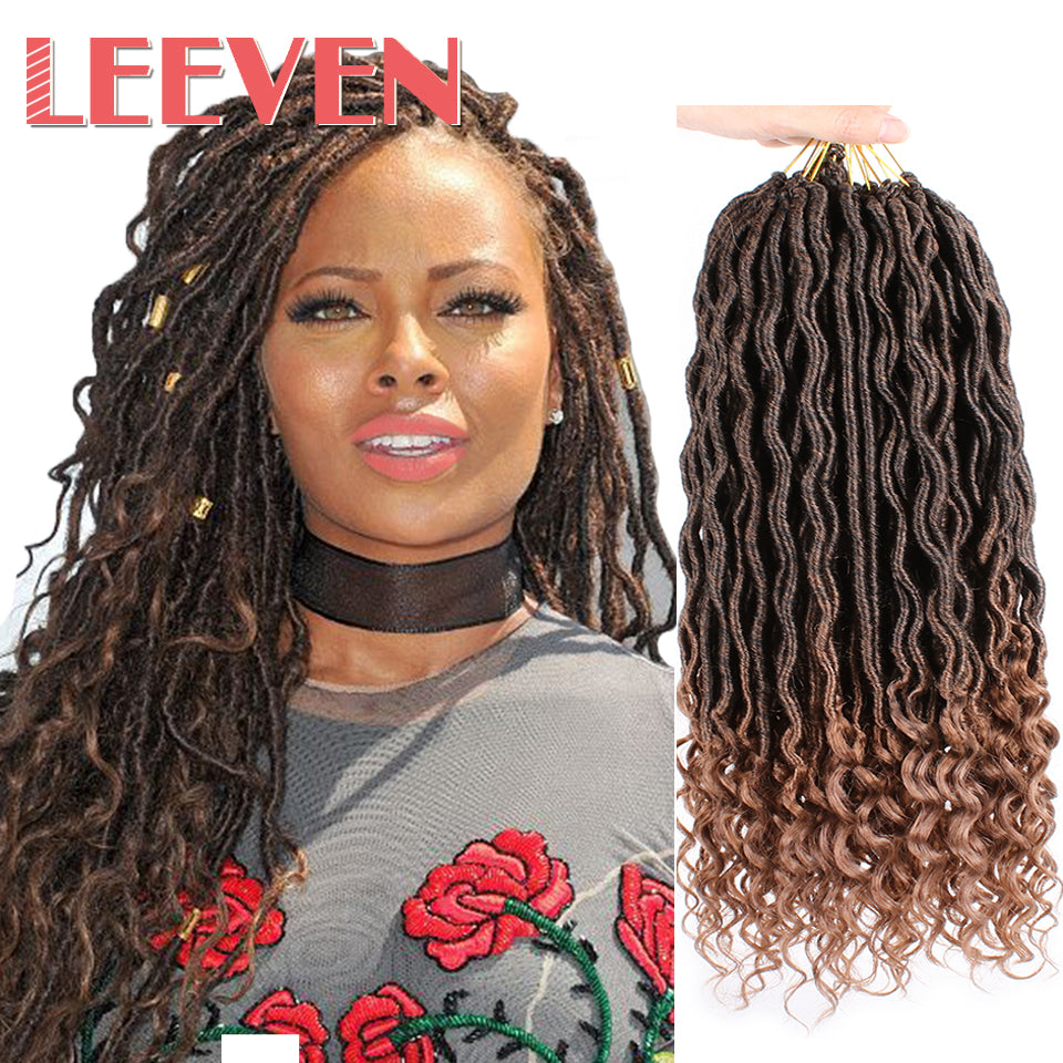 Goddess Faux Locs  Extensions Synthetic 18"